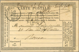 Càd PARIS / DEPART Taxe 40 DT Sur Carte Pour Rouen. Au Recto, Mention Manuscrite '' Trouvé à La Boite Sans Timbre Poste  - Autres & Non Classés