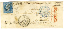 PC 3154 / N° 14 (leg Def) Càd T 22 ST LAURENT DU VAR (78) Sur Lettre Pour Antibes Réexpédiée à Paris. Au Recto, Cachet B - Altri & Non Classificati