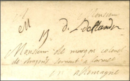 '' Dl De Flandres '' (N°LA1) Sur Lettre Avec Texte Daté Du 20 Juillet 1697. - SUP. - R. - Sellos De La Armada (antes De 1900)