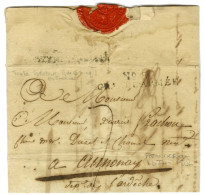 N° 8 / GRANDE ARMEE Sur Lettre Avec Très Bon Texte Sur Le Retour Vers La France Daté De Francfort Le 23 Juin 1806 Pour A - Army Postmarks (before 1900)