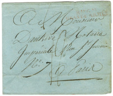 Bau Gal / GRANDE ARMEE Rouge Sur Enveloppe Sans Texte Daté Pour Paris. Au Verso, Càd D'arrivée 19 SEPT. 1812. - TB / SUP - Legerstempels (voor 1900)