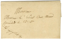 Contreseing De Franchise Manuscrit '' Etat Major Gal Du 4e Corps '' Sur Un Ordre Du Jour Daté Du 31 Août 1813 Mentionnan - Sellos De La Armada (antes De 1900)