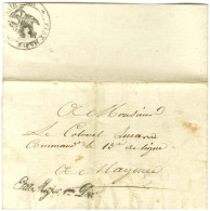 ' Etat Major 1ere Div ' Sur Lettre Avec Texte Daté De Mayence Le 21 Novembre 1813 Adressée Localement. - TB. - Armeestempel (vor 1900)