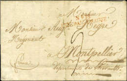 N° 18 / ARM. D'ALLEMAGNE Rouge Sur Lettre Avec Superbe Texte Historique Dont Le Récit De La Bataille De Wagram, Daté De  - Marques D'armée (avant 1900)