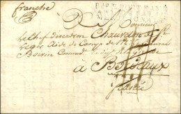 Bau E PORT-PAYÉ / ARM. D'ITALIE / MÉRIDIONALE + '' Franche '' (taxe 11 Détaxée à La Plume) Sur Lettre Avec Texte Daté De - Army Postmarks (before 1900)