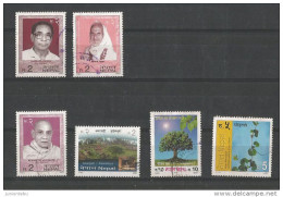 Nepal - 2001 - 6 Different Stamps - USED. ( Condition As Per Scan ) ( OL 20/11/2013) - Népal