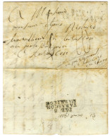 Bau Gal / ARM. FRANCAISE / EN ESPAGNE Sur Lettre Avec Texte Daté De Bayonne Le 19 Août 1810 Pour Tarascon, Au Verso DÉB. - Bolli Militari (ante 1900)