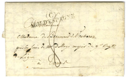 (C) / ARM.D'ESPAGNE Sur Lettre Avec Texte Daté Du 18 Septembre 1823 Pour Tours. - SUP. - Army Postmarks (before 1900)