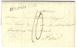 (C) / ARM.D'ESPAGNE Sur Lettre Avec Texte Daté Du 20 Septembre 1823 Pour Paris. - TB / SUP. - Army Postmarks (before 1900)