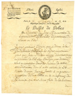 DUBOIS Louis Nicolas (1758-1847), Premier Préfet De Police De Paris En 1800. - Sonstige & Ohne Zuordnung