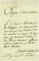 LESUEUR Jean-François (1760-1837), Compositeur. - Sonstige & Ohne Zuordnung