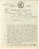 MONCEY Bon Adrien Jannot De (1754-1842), Maréchal D'Empire, Duc De Conégliano. - Andere & Zonder Classificatie