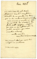 MONTANSIER Brunet Marguerite Dite Mademoiselle (1730-1820), Comédienne Et Directrice De Théâtre. - Andere & Zonder Classificatie