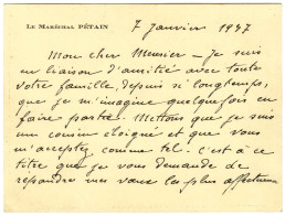 PÉTAIN Philippe (1856-1951), Maréchal Et Homme D'État. - Autres & Non Classés