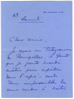THIBAUD Jacques (1880-1953), Violoniste. - Sonstige & Ohne Zuordnung