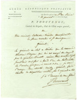 THOUVENOT Pierre (1757-1817), Général De La Révolution Et De L'Empire. - Sonstige & Ohne Zuordnung