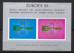 ITALIE Ca. 1961: Bloc-Souvenir Neufs** "EUROPA" - 1961