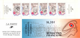 FRANCE 1989 - Personnages Révolution Française - Bande Carnet N° BC 2570 Non Pliée Neuf ** - Personen