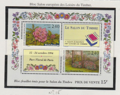 France Bloc N° 15 Salon Européen Des Loisirs Et Du Timbre - Mint/Hinged