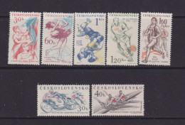 CZECHOSLOVAKIA  - 1961 Sports Events Set Never Hinged Mint - Unused Stamps
