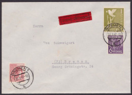 MiNr 944, 956, 959, MiF Auf Orts-Eilboten "Bremen", 29.9.47 - Storia Postale