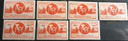 Romania 1944 (7 Timbres) - Ongebruikt