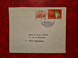 SUISSE LETTRE 1981  PERROY POUR RIEDISHEIM - Other & Unclassified