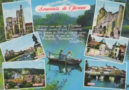 SOUVENIR DE L YONNE, MULTIVUE COULEUR REF 15765 - Greetings From...