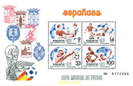 729849 MNH ESPAÑA 1982 COPA DEL MUNDO DE FUTBOL. ESPAÑA-82 - Nuevos