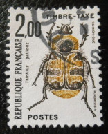 France Timbre  Taxe  107  Insectes Coléoptères  2f  Trichius Gallicus - 1960-.... Gebraucht