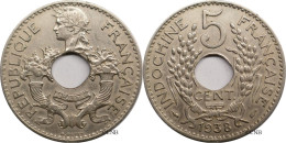 Indochine - Colonie Française - 5 Centimes 1938 - TTB+/AU50 - Mon6322 - French Indochina