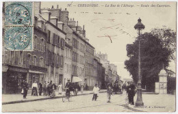 50 - B32837CPA - CHERBOURG - La Rue De L' Abbaye, Route Des Casernes - Très Bon état - MANCHE - Cherbourg