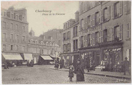 50 - B32846CPA - CHERBOURG - Place De La Fontaine - Parfait état - MANCHE - Cherbourg