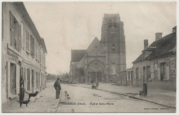 60 - B30417CPA - VERBERIE - Eglise Saint Pierre - Fontaine - Très Bon état - OISE - Verberie