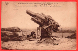 - B29810CPA - BLANKENBERGHE - Belgique - CANON SUR LES DUNES COTRE LES AVIONS ALLI2S - Très Bon état - EUROPE - Blankenberge