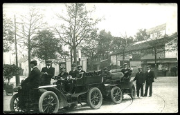 91 - T2373CPA - ORSAY - LE GUICHET - CARTE PHOTO - Compagnie Des Voitures Automobiles Express - Très Bon état - ESSONNE - Orsay