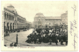 - B33604CPA - SANTIAGO -CHILI - La Procession Del Cuerpo - Carte Pionniere - Très Bon état - AMERIQUE - Chile