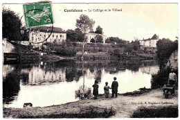 16 - B33589CPA - CONFOLENS - Le Collège Et Le Villard - Parfait état - CHARENTE - Confolens