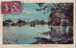 41 - B33417CPA - VILLEFRANCHE SUR CHER - Les Bords Du Cher - Très Bon état - LOIR-ET-CHER - Autres & Non Classés