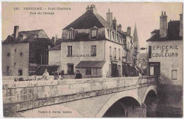 41 - B33392CPA - VENDOME - Pont Chartrain, Rue Du Change - Parfait état - LOIR-ET-CHER - Vendome