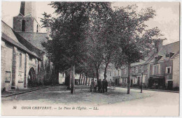 41 - B33319CPA - COUR CHEVERNY - La Place De L' Eglise - Parfait état - LOIR-ET-CHER - Autres & Non Classés