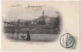 42 - B33298CPA - SAINT ETIENNE - Ecole Des Mines - CARTE PIONNIERE - Très Bon état - LOIRE - Saint Etienne