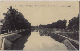 51 - B33127CPA - VITRY LE FRANCOIS - Le Canal De Saint Dizier - Parfait état - MARNE - Vitry-le-François