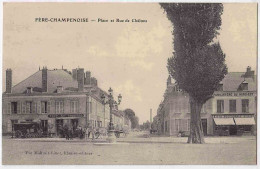 51 - B33027CPA - FERE CHAMPENOISE - Place Et Rue De Chalons - Familistere - Parfait état - MARNE - Fère-Champenoise