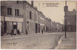 51 - B32997CPA - CHALONS SUR MARNE - Rue Saint Jacques - Bazar Jeanne D'Arc - Très Bon état - MARNE - Châlons-sur-Marne