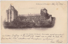 50 - B32975CPA - SAINT ST SAUVEUR LE VICOMTE - Le Vieux Chateau - Carte Pionniere - Bon état - MANCHE - Saint Hilaire Du Harcouet