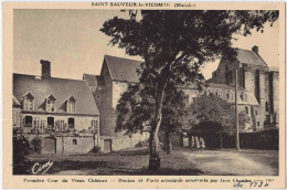 50 - B32960CPA - SAINT SAUVEUR LE VICOMTE - Premiere Cour Du Vieux Chateau - Parfait état - MANCHE - Saint Sauveur Le Vicomte