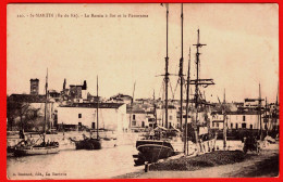 17 - B34187CPA - SAINT ST MARTIN DE RE  - ILE DE RE - Bassin à Flot Et  Panorama - Voilier Leon Granville - Très Bon éta - Saint-Martin-de-Ré