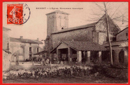 16 - B33976CPA - BENEST - église Monument Historique - La Halle - Très Bon état - CHARENTE - Otros & Sin Clasificación