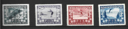 AUTRICHE N° 426/429 CONGRES DE LA FEDERATION INTERNATIONALE DE SKI A INNSBRUCK NEUF AVEC CHARNIERE PROPRES - Unused Stamps